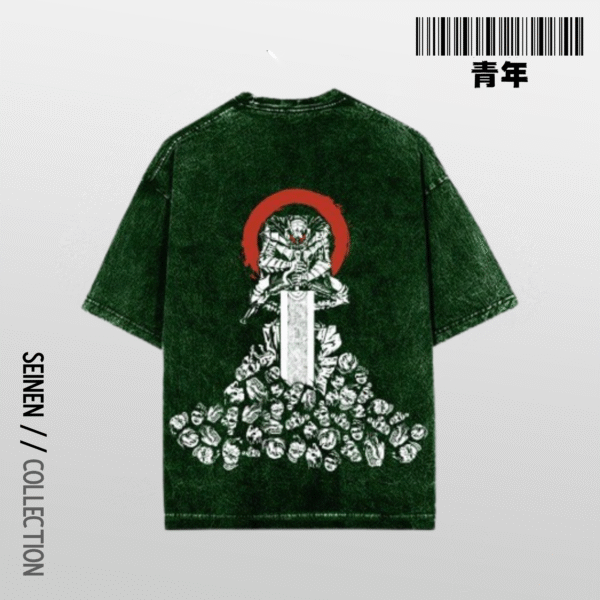 Berserk Acid Washed Oversized Tee - Image 6