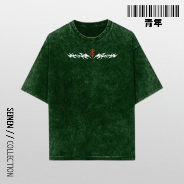 Berserk Acid Washed Oversized Tee - Image 7